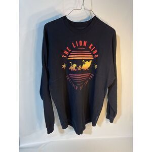 Disney Spirit Jersey Adult XS Long Sleeve Blue Pride Lands Lion King